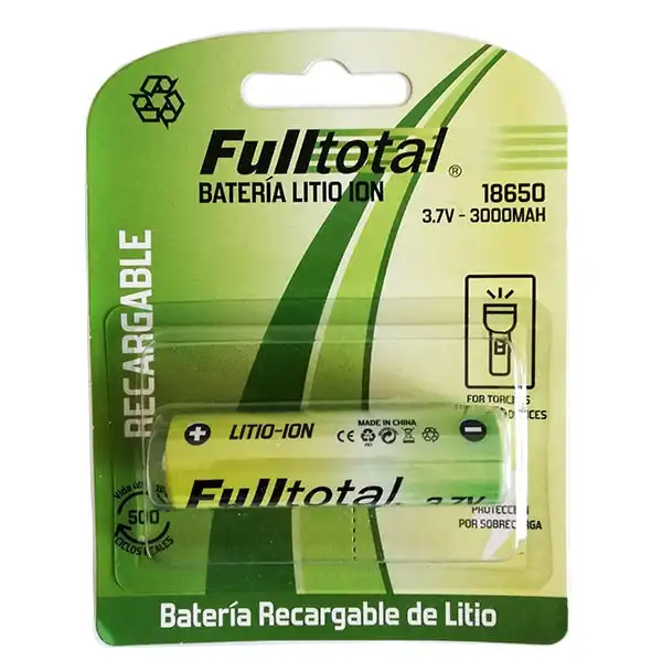 PILA DE LITIO 18650 FULLTOTAL