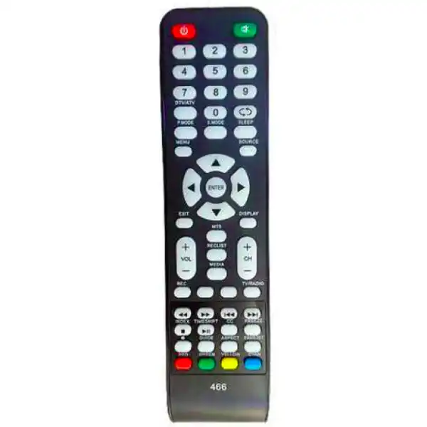 *CONTROL REMOTO LCD LED CLA LCD-466 SERIE DORADA