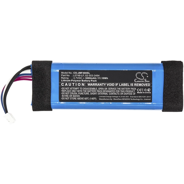 BATERÍA PARA JBL FLIP 3 SE, 02-553-3494, 3000MAH
