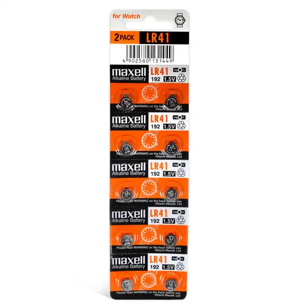 PILA ALCALINA LR41 MAXELL