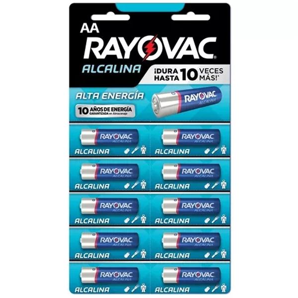 PILA AAA ALCALINA RAYOVAC TIRA X 10
