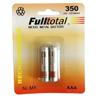 PILA AAA FULLTOTAL NI.MH. 350 MAH.
