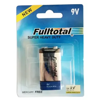 BATERIA 9V FULLTOTAL SUPER HEAVY DUTY