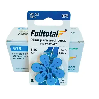 PILA PARA AUDIFONO ZINC AIR 675