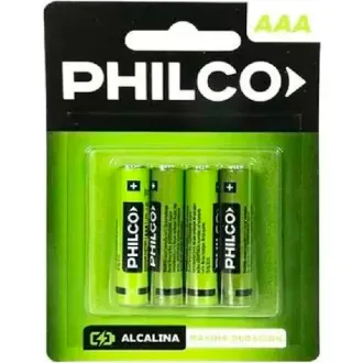 PILA PHILCO AAA B4 ALCALINA