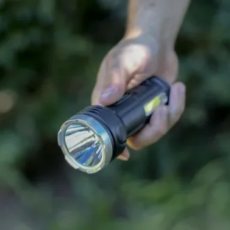 LINTERNA RECARGABLE Y SOLAR GOLD GROZA GT-9667S